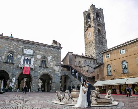 Plan your wedding in Bergamo at the best western Hotel Cappello d''Oro 4 stars