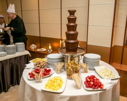 Dessert buffet for your fairytale wedding at the Hotel Cappello d''Oro Bergamo